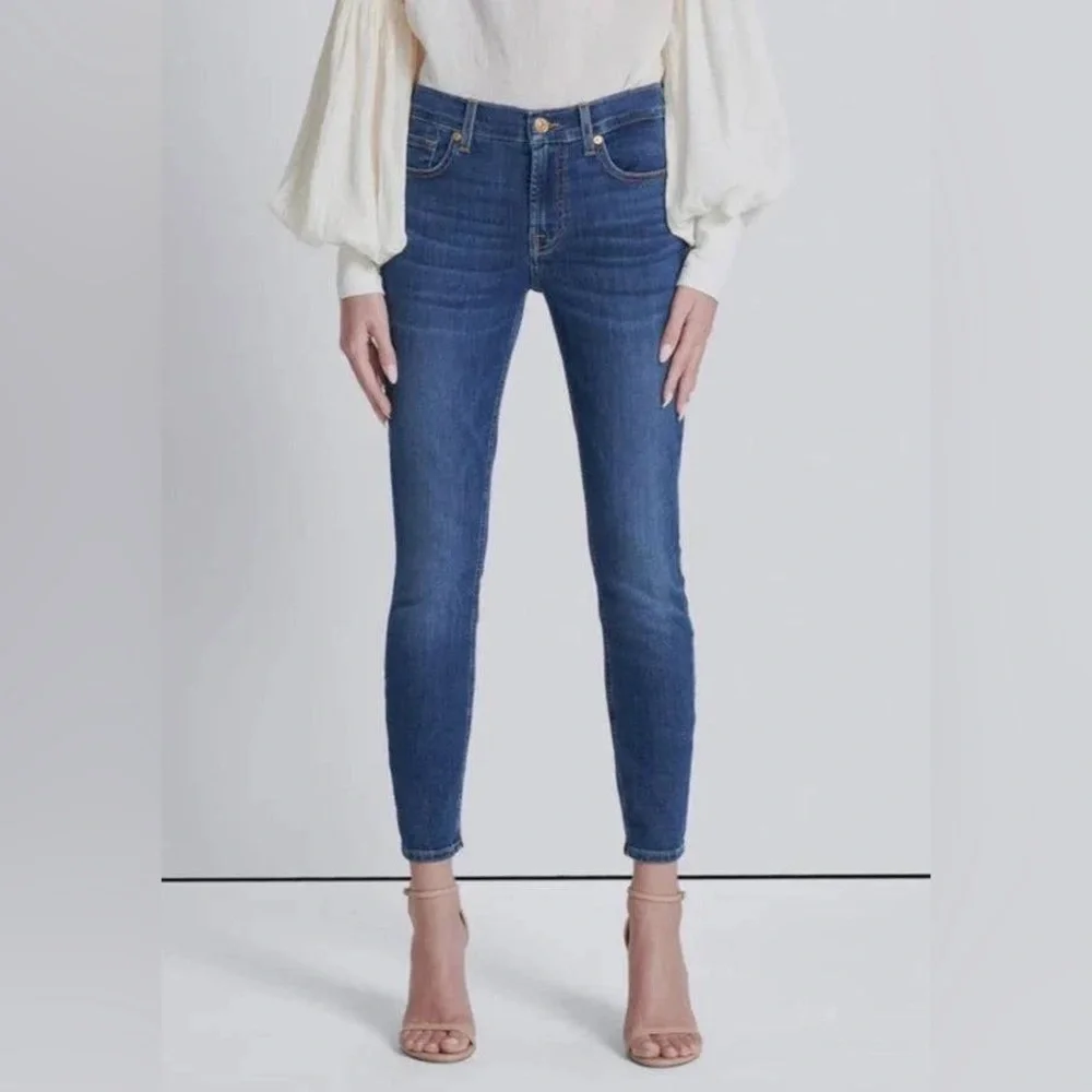 7 for all mankind the skinny jeans